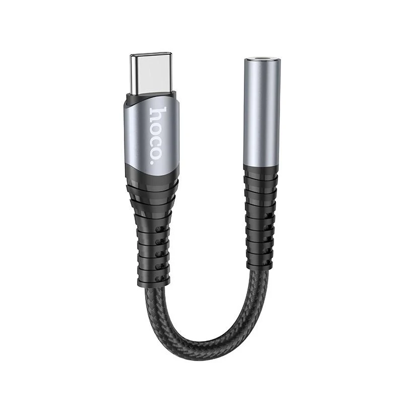 Hoco LS33 adapteris su sutvirtintu pilku korpusu