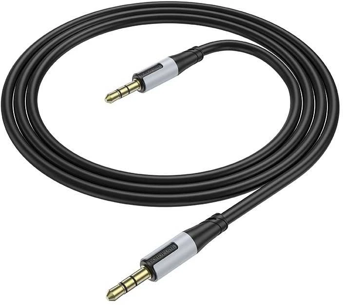 Audio kabelis Borofone BL19 3,5mm to 3,5mm juodas