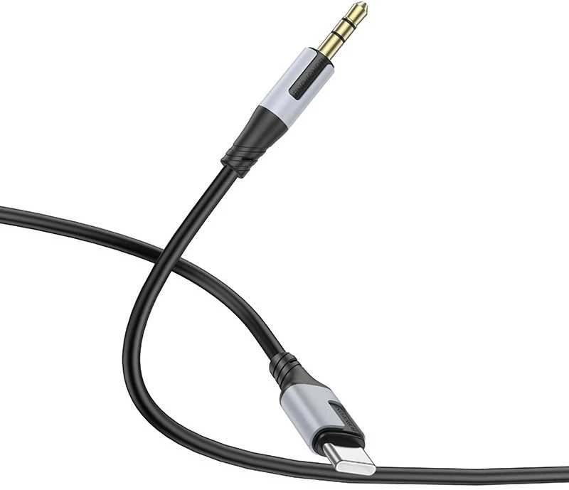 Audio kabelis Borofone BL19 USB-C to 3,5mm juodas