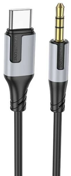 Audio kabelis Borofone BL19 USB-C to 3,5mm juodas