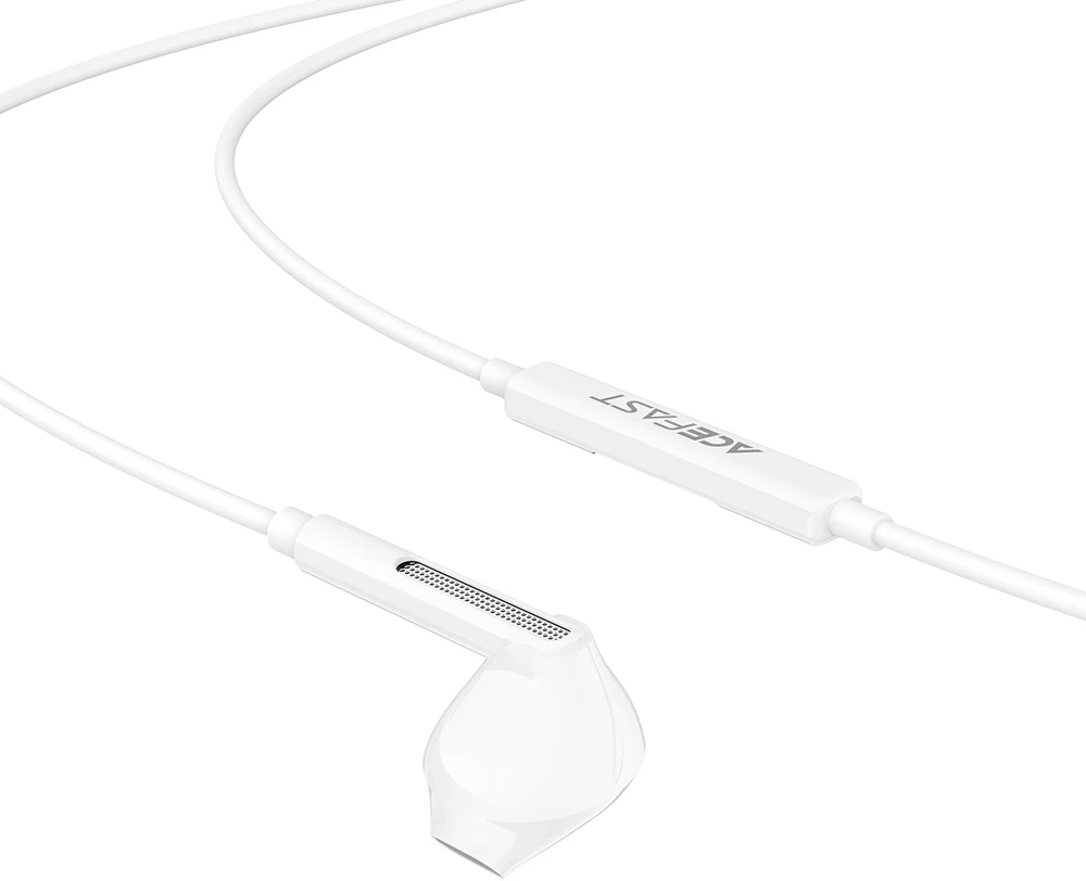 Ausinės Acefast L13 USB-C baltos