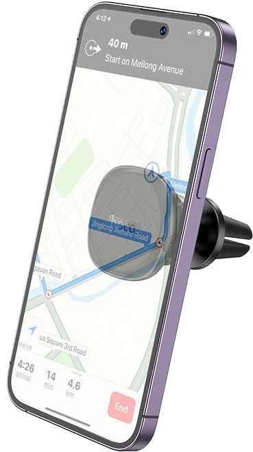 Borofone automobilinis laikiklis BH102 Cloud magnetinis to air vent juodos spalvos
