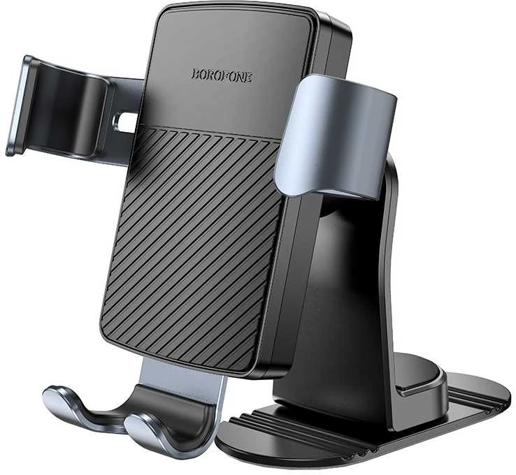 Borofone automobilinis laikiklis BH119 Refined gravitacinis przyklejany juodos spalvos
