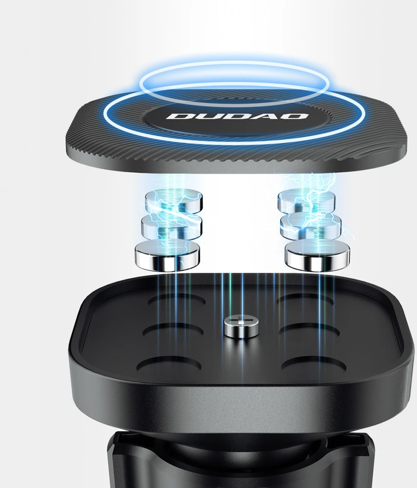 Automobilinis telefono laikiklis Dudao F6+ (air vent) juodas
