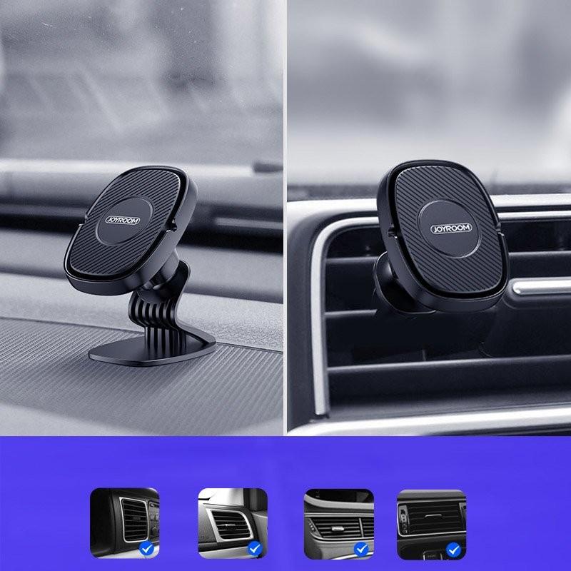 Automobilinis telefono laikiklis Joyroom JR-ZS202 (air vent) magnetinis juodas