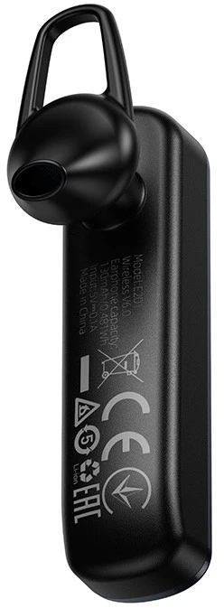 Belaidės mono ausinės (ENC, BT 6.0, 130mah) Hoco E201 juodas