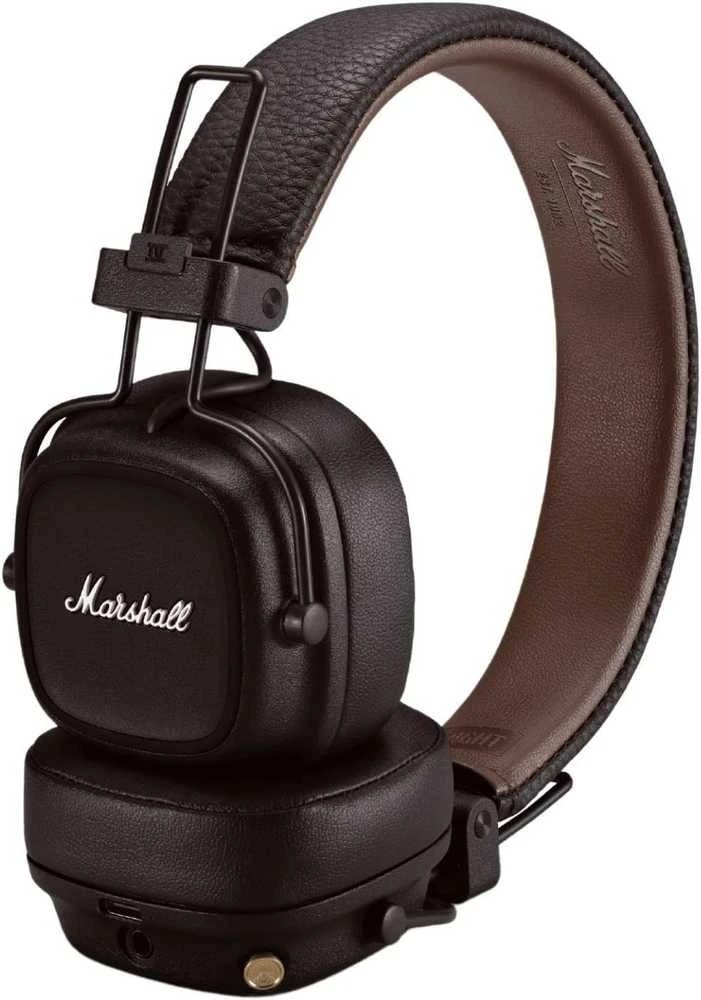 Ausinės Marshall Major IV Bluetooth, Rudos spalvos