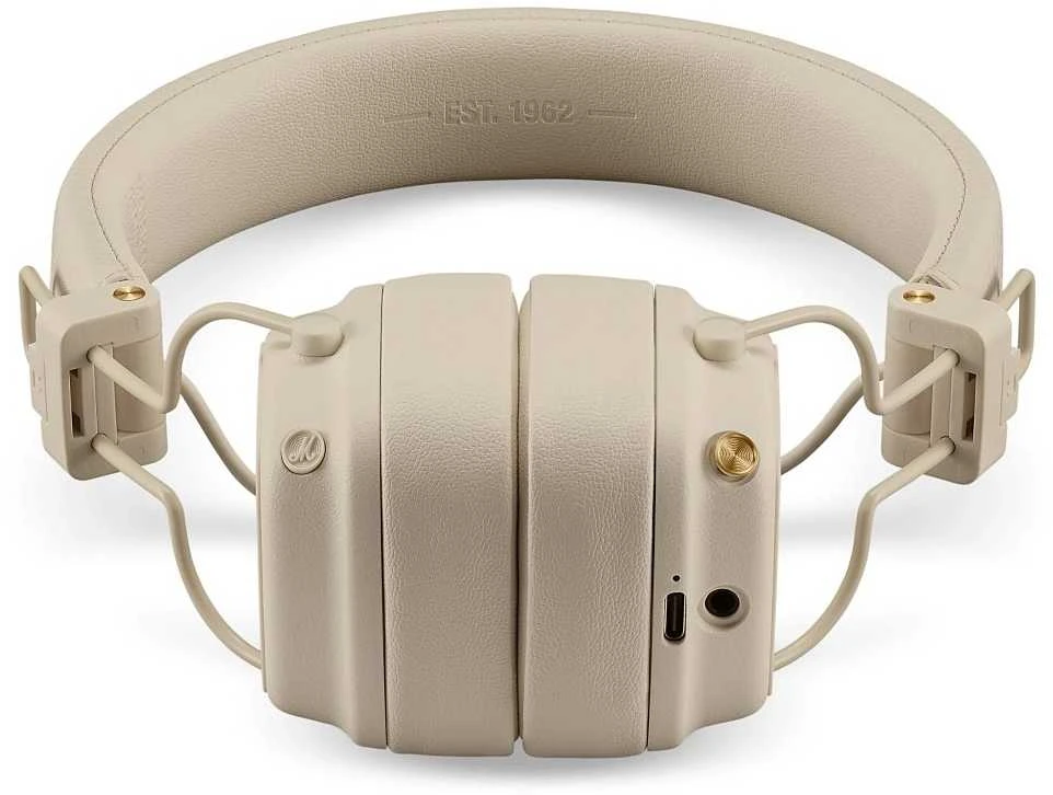 Ausinės Marshall Major V | Kreminės spalvos
