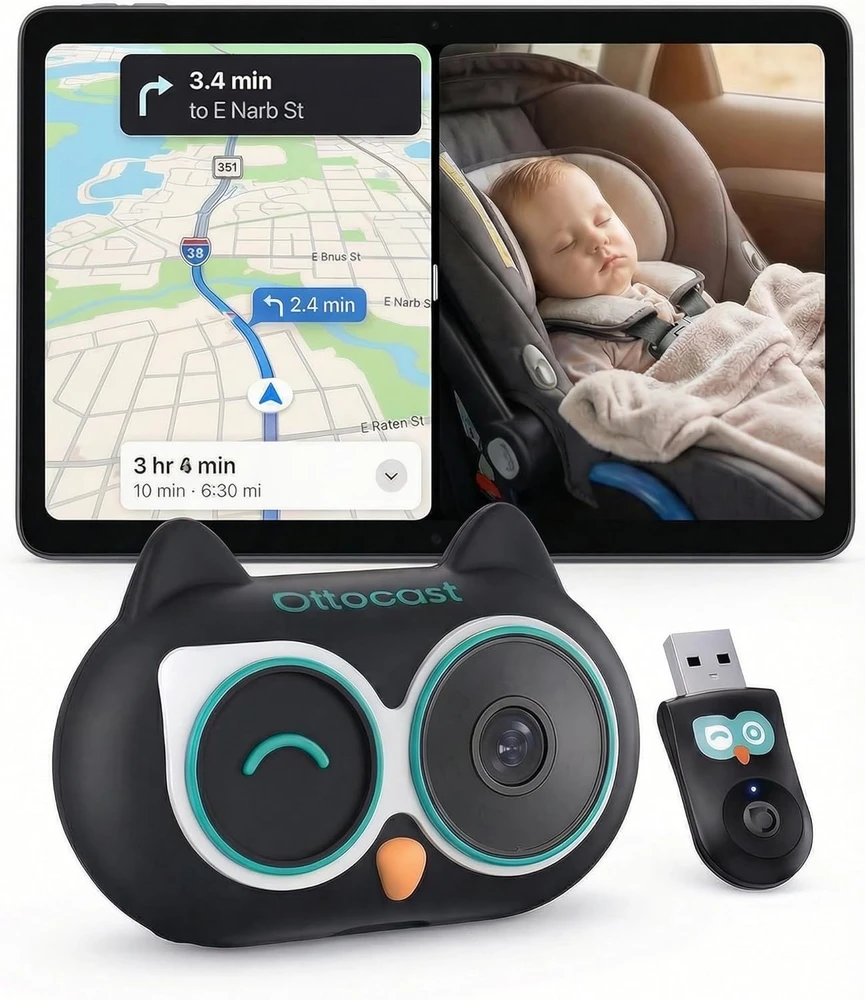 Ottocast CA520-T Cabin Care CarPlay juodas