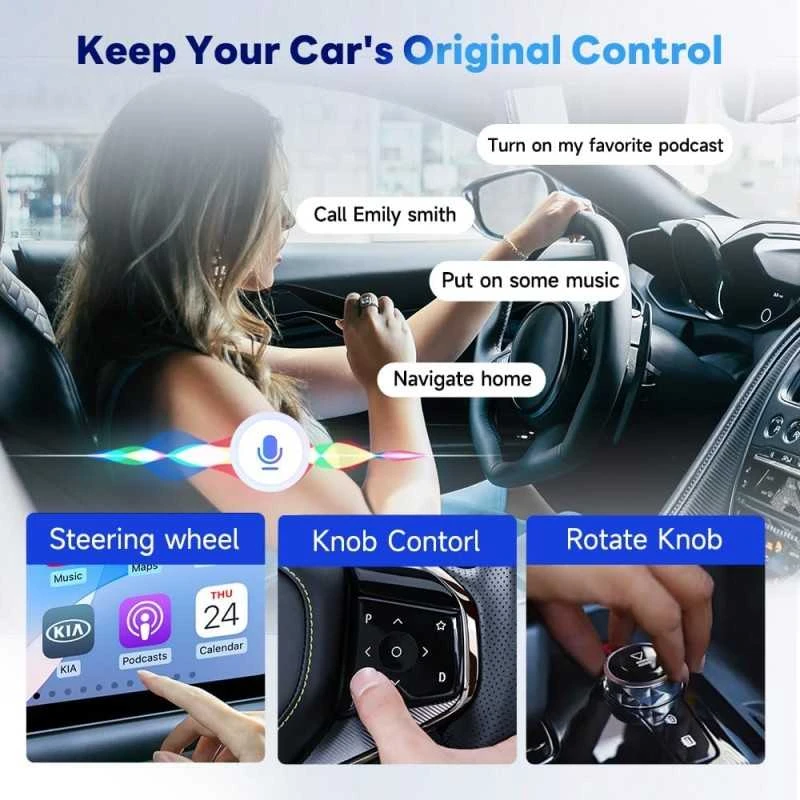 „Carlinkit HD2CP-PRO“ belaidis „Carplay“ ir „Android“ adapteris