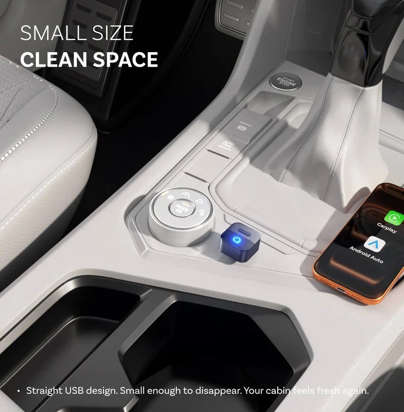 Belaidis CarPlay/Android Auto adapteris Ottocast Mini Pico juodas CA525-T