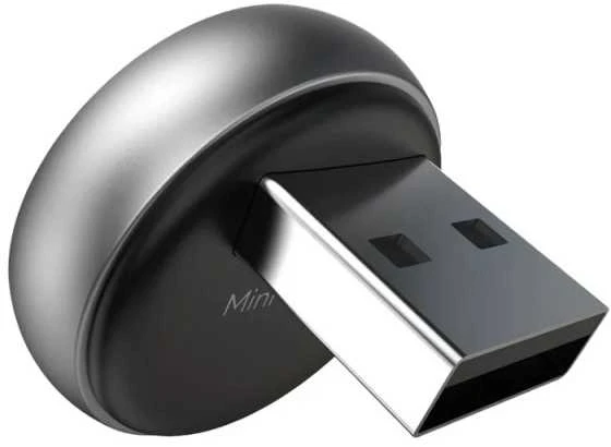 Carlinkit Mini Ultra3 apskritas adapteris su USB jungtimi