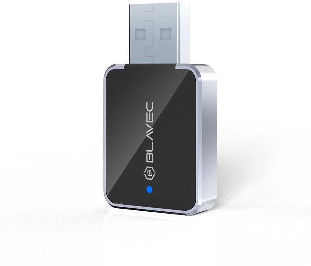 Blavec Adapteris Carplay Android Auto wireless BCP-02 – Bluetooth Wifi USB + adapteris Typ C (CPAABCP02-BWUB) juodos spalvos