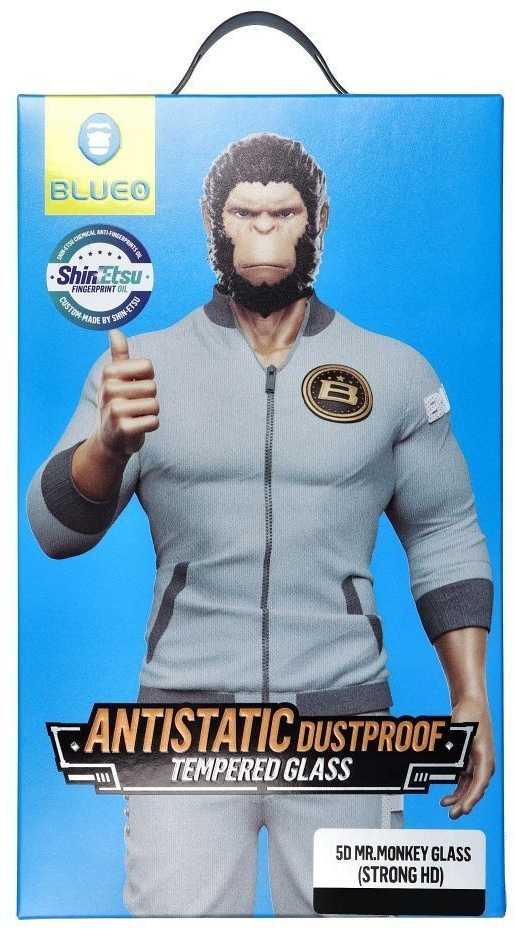 Blueo LCD apsauginis stikliukas 5D Mr. Monkey Glass (Strong Lite) Samsung A356 A35 5G/A556 A55 5G juodas