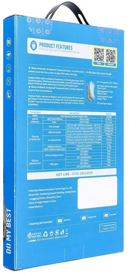 Blueo LCD apsauginis stikliukas 5D Mr. Monkey Glass (Strong Lite) Samsung A356 A35 5G/A556 A55 5G juodas