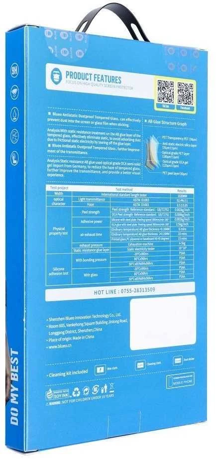 Blueo 5D Mr. Monkey Glass - skirtas Samsung Galaxy S25 Edge juodas (Strong Lite)