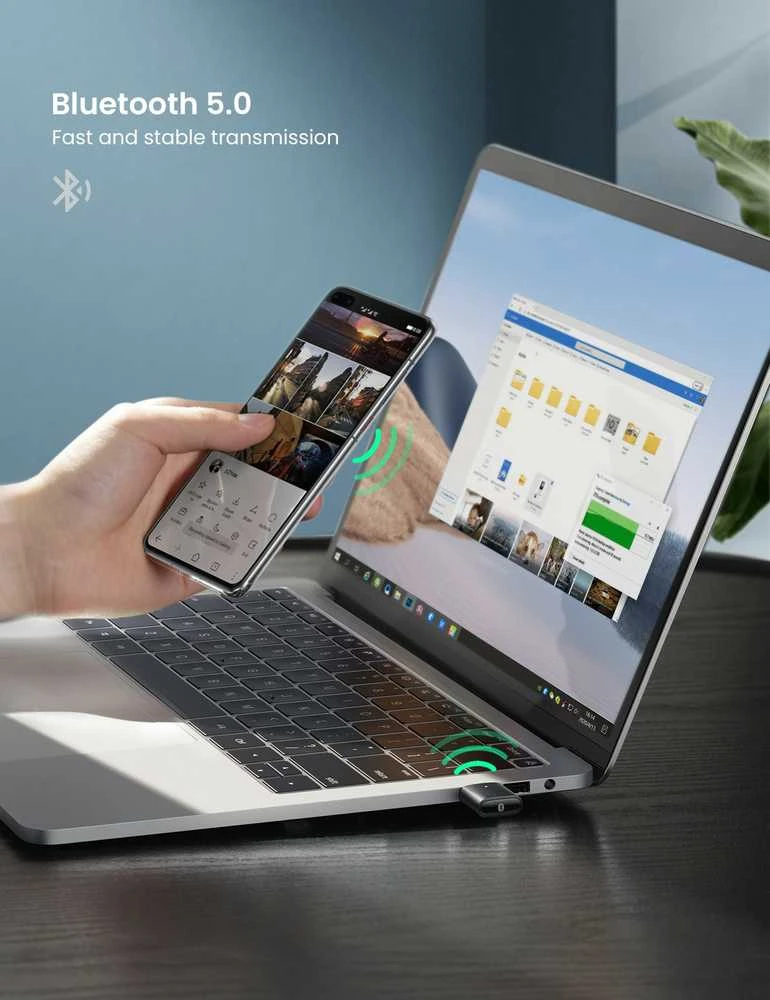 UGREEN CM390 Bluetooth 5.0 USB adapteris
