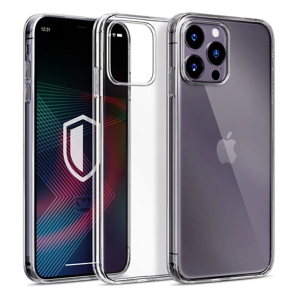 Dėklas 3mk Clear Case 1,2mm Apple iPhone 15 Pro Max