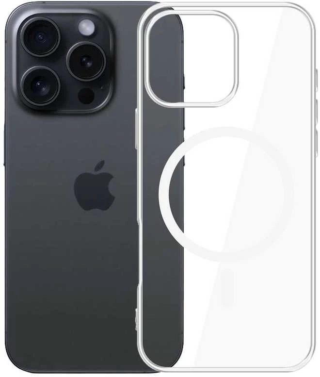 Dėklas 3mk Clear MagCase Apple iPhone 16 Pro