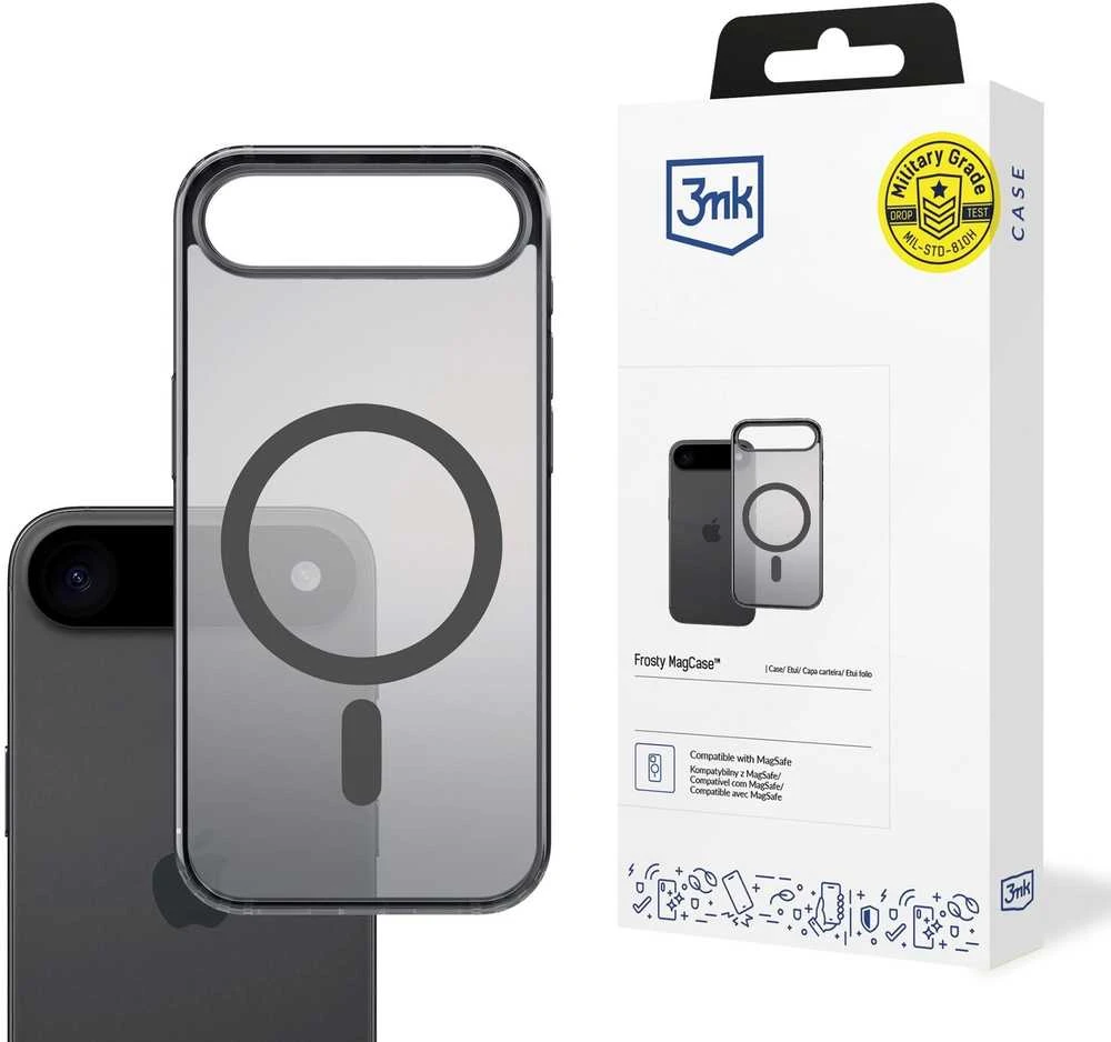 Dėklas 3mk Frosty MagCase Apple iPhone Air juodas