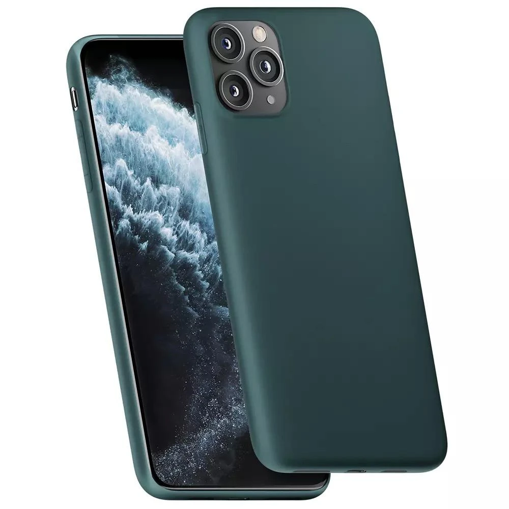 Dėklas 3mk Matt Case Apple iPhone 14 Pro tamsiai žalias
