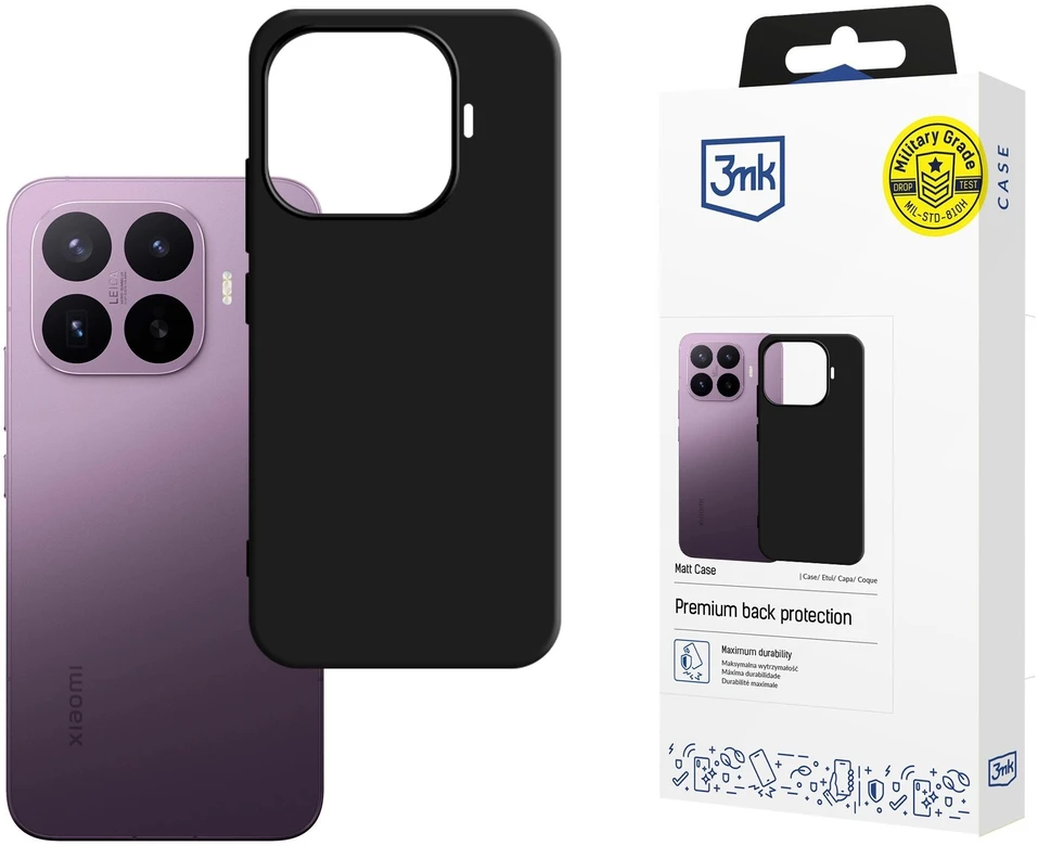 Dėklas 3mk Matt Case Xiaomi 17T Pro juodas