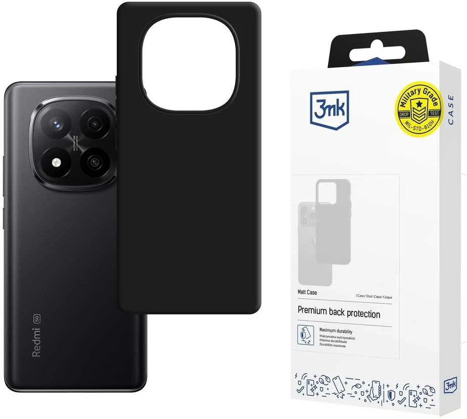 3Mk apsauga Redmi Note 15 Pro+ 5G - 3mk matinis dėklas