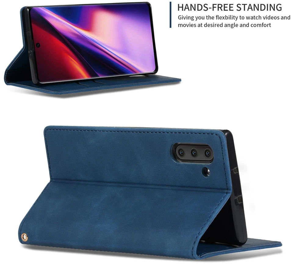 Dėklas Business Style Xiaomi Redmi A7 4G tamsiai mėlynas