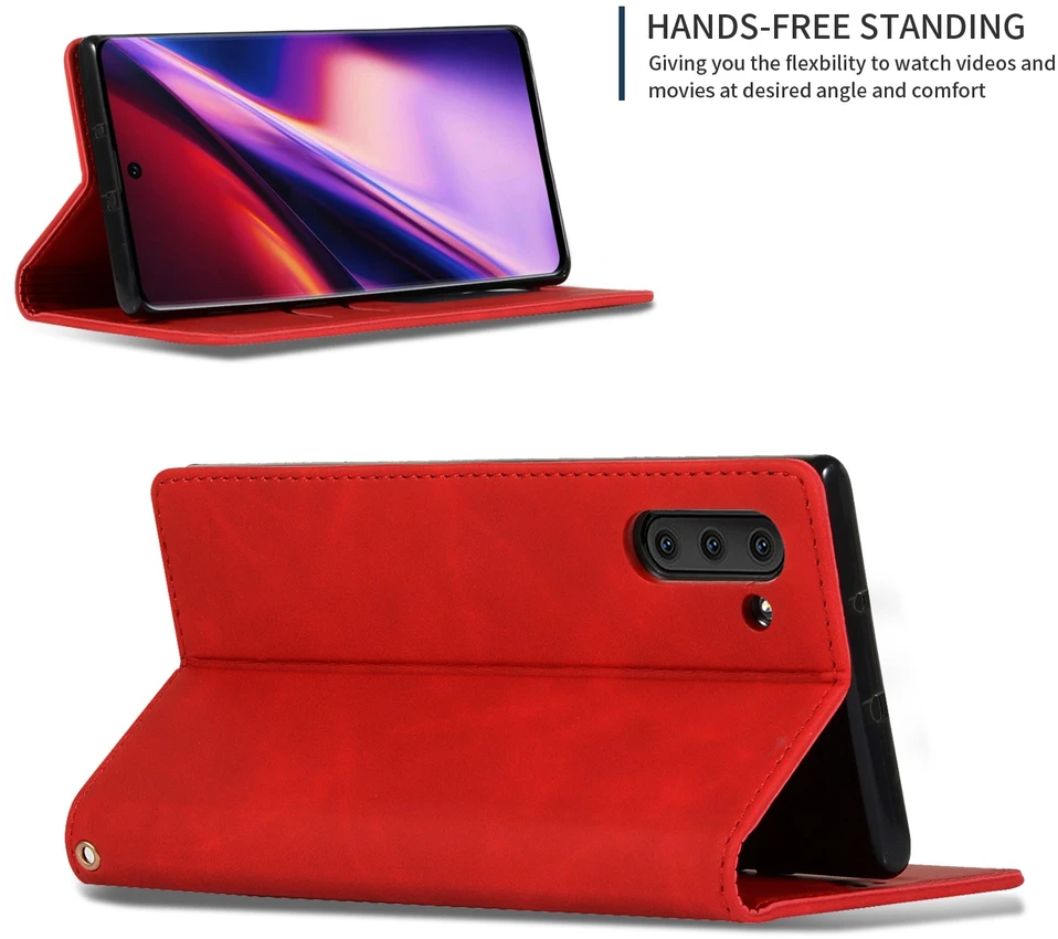 Dėklas Business Style Xiaomi Redmi A7 4G raudonas