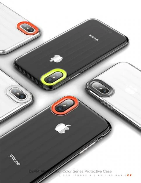 Dėklas Devia Yonger Apple iPhone X/XS oranžinis