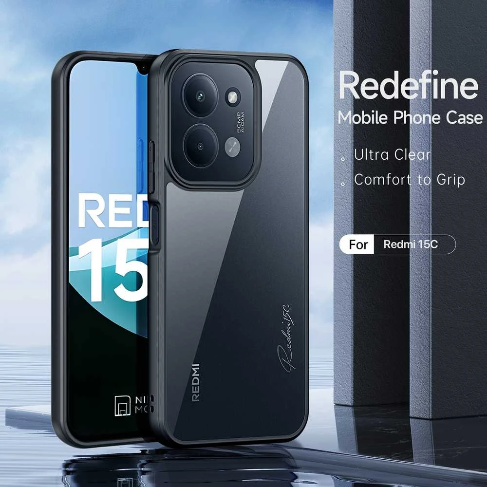 Dėklas DUX DUCIS case AIMO for REDMI 15C (173mm) juodas