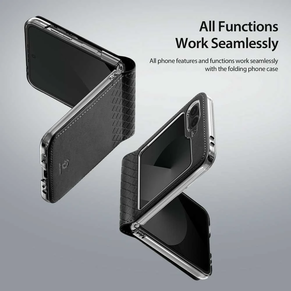 Dėklas Dux Ducis Bril Samsung F741 Z Flip6/F761 Z Flip7 FE violetinis