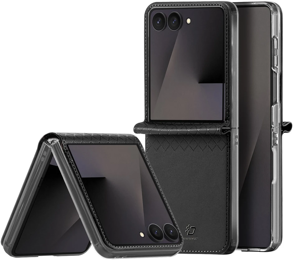 Dėklas Dux Ducis Bril Samsung F776 Z Flip8 juodas