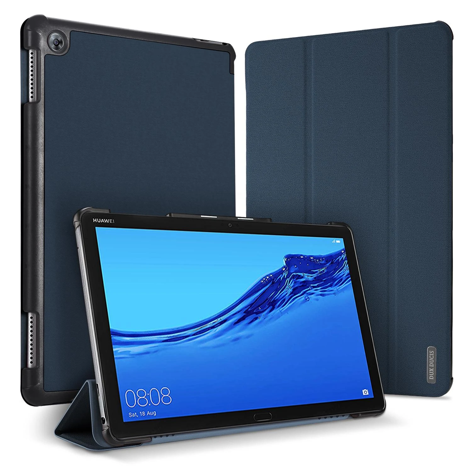 Dėklas Dux Ducis Domo Samsung P610/P615/P613/P619/P620/P625 Tab S6 Lite 10.4 tamsiai mėlynas