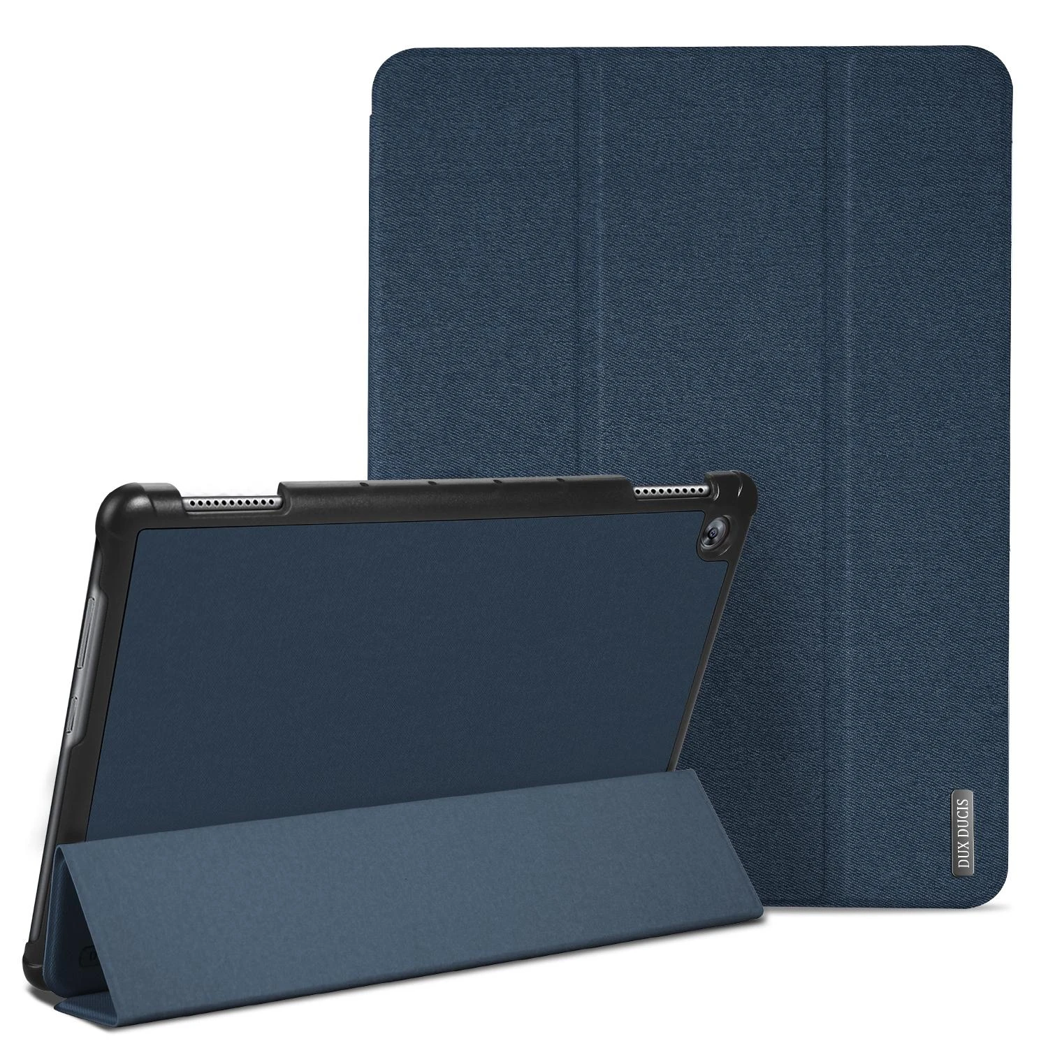 Dėklas Dux Ducis Domo Samsung P610/P615/P613/P619/P620/P625 Tab S6 Lite 10.4 tamsiai mėlynas