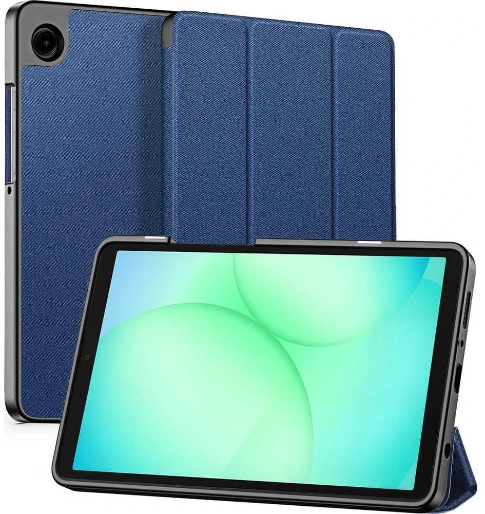 Dėklas Dux Ducis Domo Samsung X110/X115 Tab A9 8.7/X130/X135 Tab A11 8.7 tamsiai mėlynas