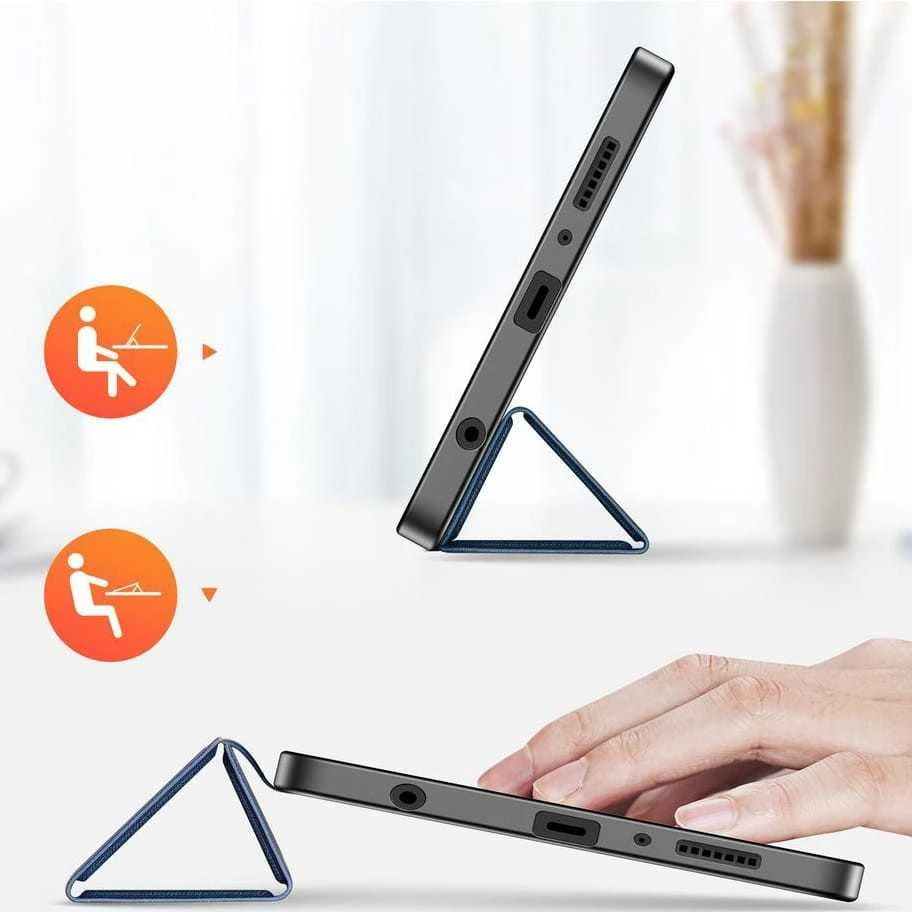 Dėklas Dux Ducis Domo Samsung X210/X215/X216 Tab A9 Plus 11.0 tamsiai mėlynas
