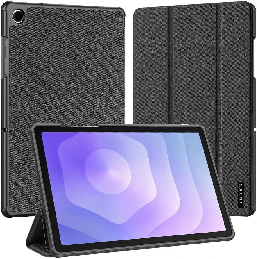 Dux Ducis "Domo" skirtas Samsung X210/X215 (Tab A9 Plus) X230/X236 (Tab A11 Plus) juodas