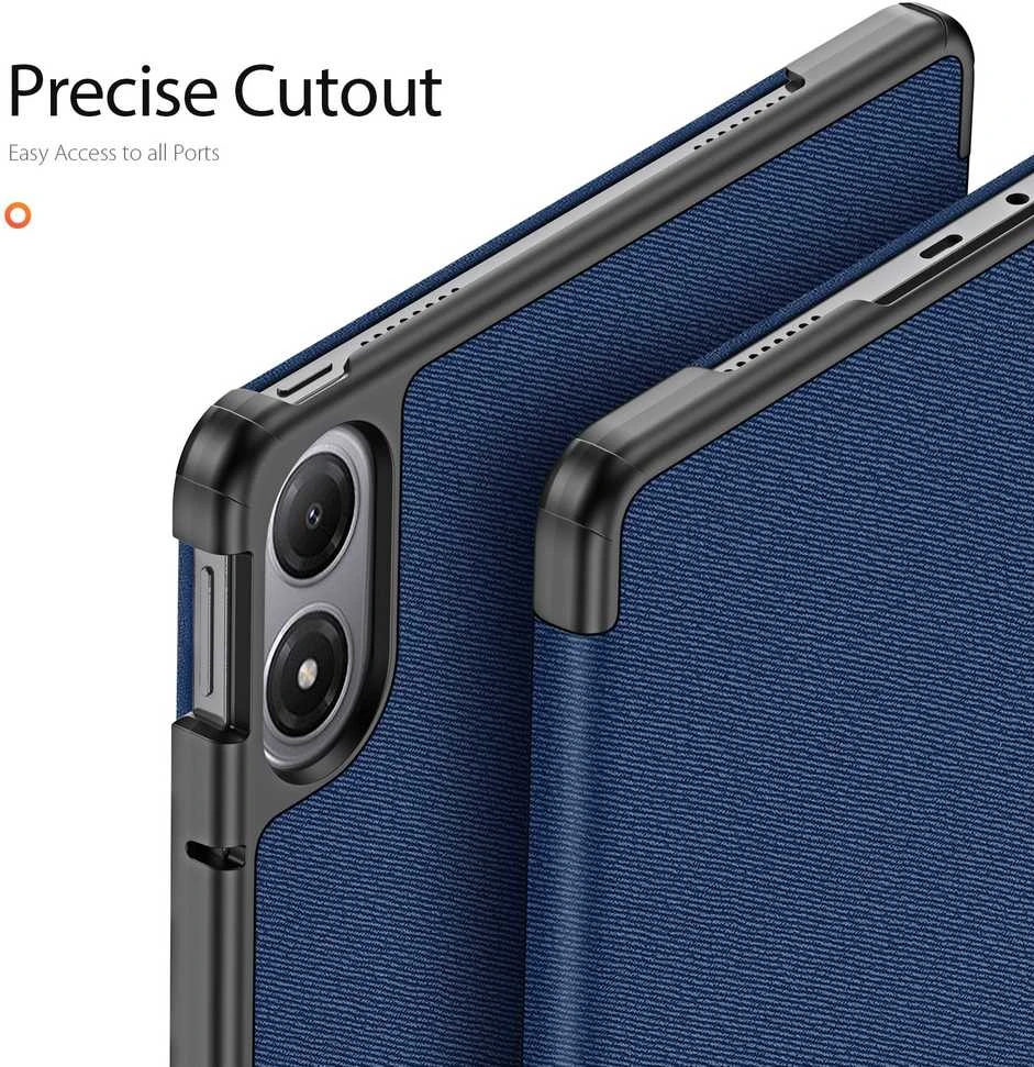 Dėklas Dux Ducis Domo Xiaomi Redmi Pad Pro 12.1/Redmi Pad 2 Pro 12.1 tamsiai mėlynas