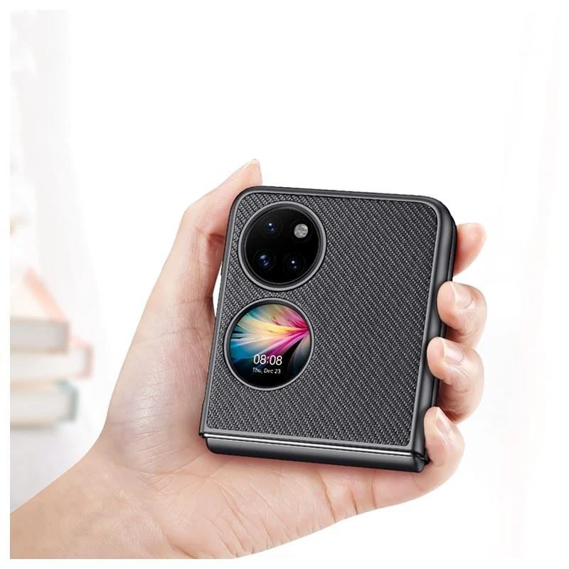 Dux Ducis Fino dėklas skirtas Huawei P50 Pocket, juodas