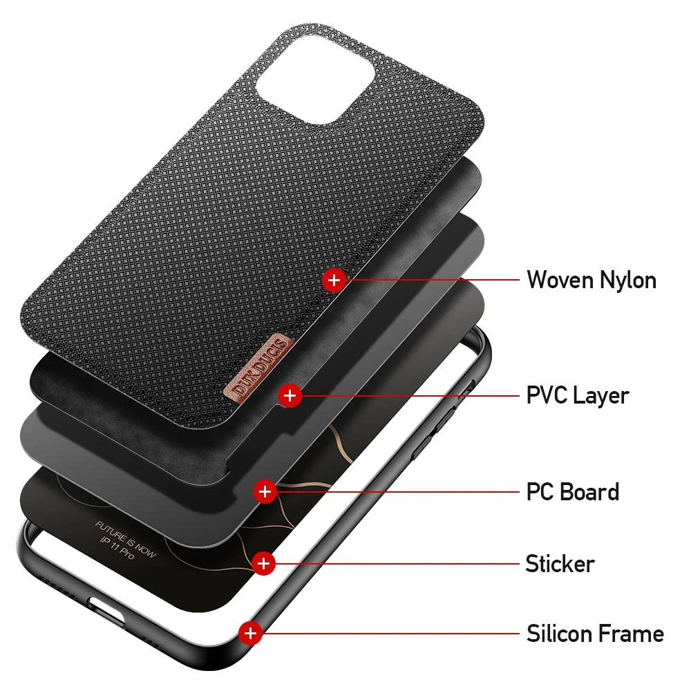 Dux Ducis Fino dėklas skirtas Samsung A426 A42 5G, juodas