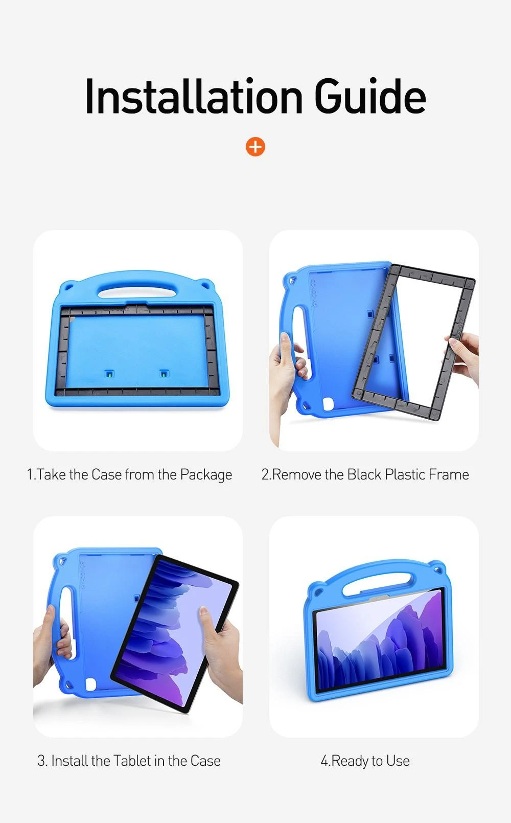 Dėklas Dux Ducis Panda Samsung X200/X205 Tab A8 10.5 2021 rožinis
