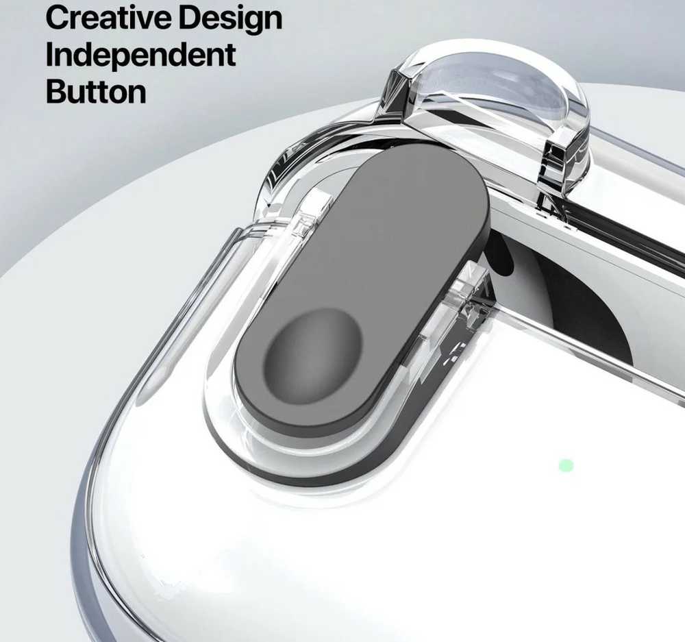 Dėklas Dux Ducis PECL Apple AirPods 4 pilkas
