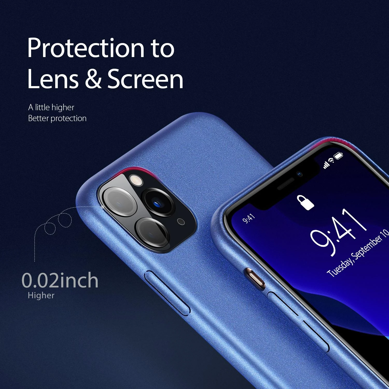 Dėklas Dux Ducis Skin Lite Apple iPhone 11 Pro mėlynas