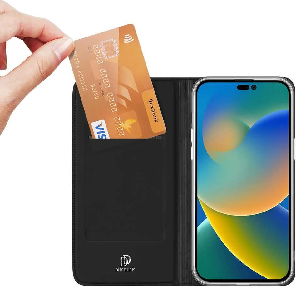 Dėklas Dux Ducis Skin Pro Apple iPhone 15 Pro juodas