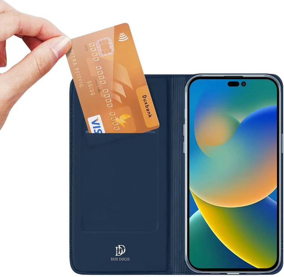 Dėklas Dux Ducis Skin Pro Apple iPhone 15 Pro Max tamsiai mėlynas