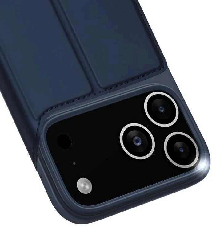 DUX DUCIS piniginės dėklas SKIN PRO, skirtas IPHONE 17 PRO, mėlynas