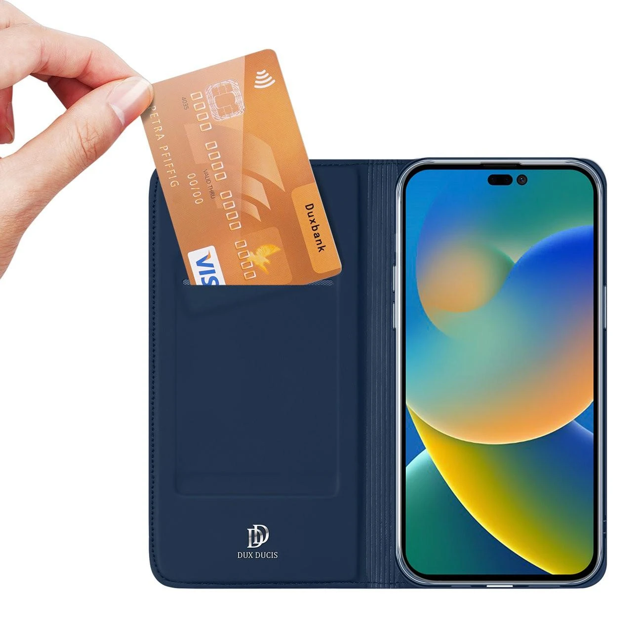 Dux Ducis Magnetinis dėklas Huawei P40 LITE E, Mėlynas