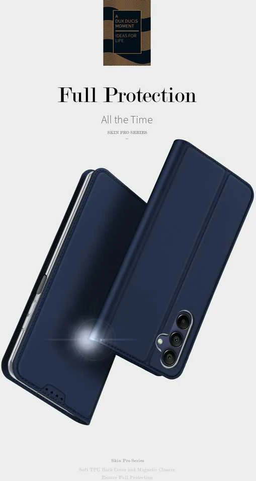 Dėklas Dux Ducis Skin Pro Samsung A165 A16 4G/A166 A16 5G tamsiai mėlynas