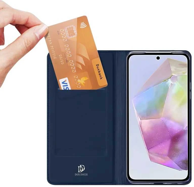 Dėklas Dux Ducis Skin Pro Samsung A366 A36 5G/A566 A56 5G tamsiai mėlynas